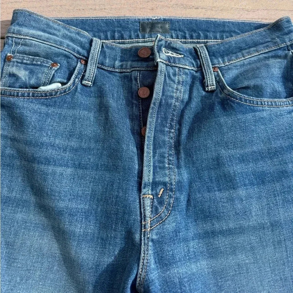 Mother The Tomcat Ankle Fray Jeans in globe trotter 27 - Picture 11 of 12